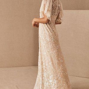 honesty flower gown needle and thread
